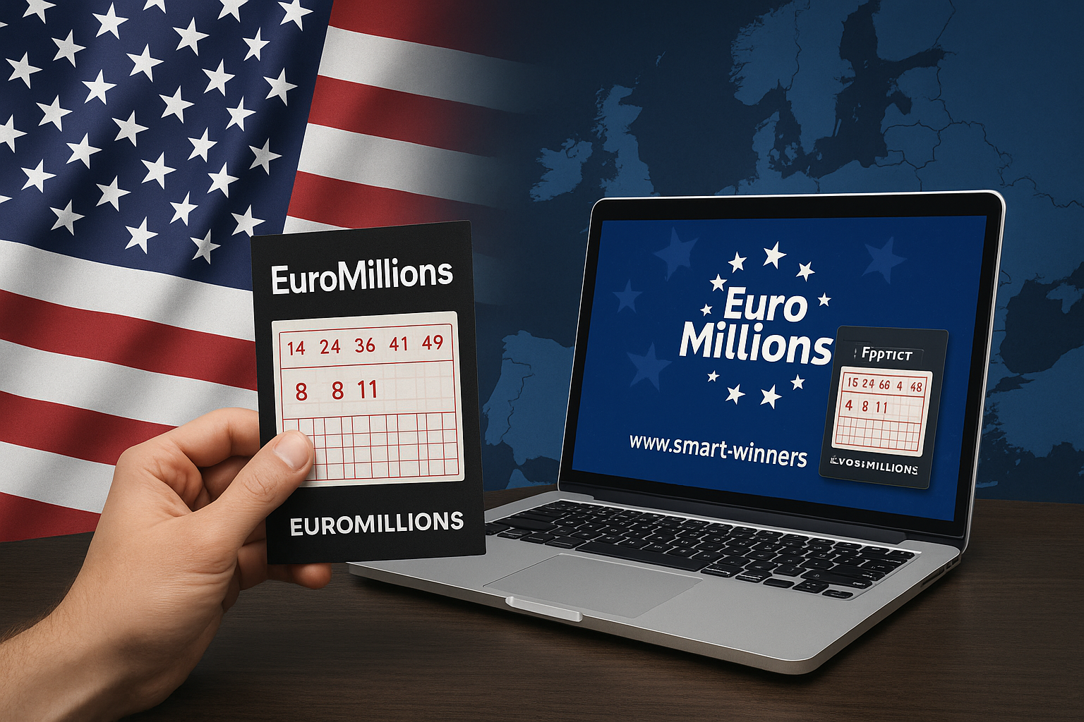 Can I claim Euromillions winnings from the US and what services help illustration