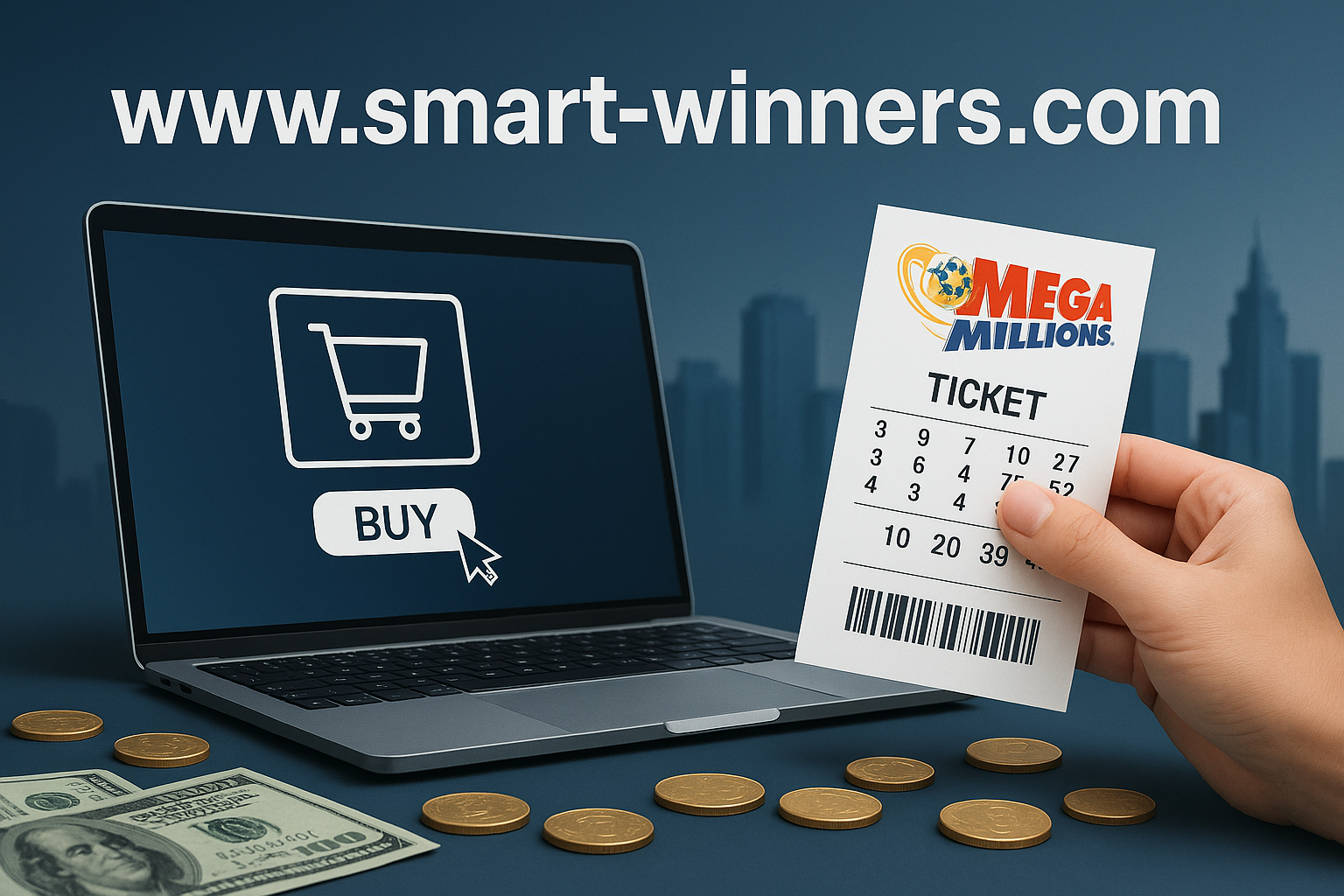 Are there any online marketplaces where I can resell a legally purchased Mega Millions ticket?