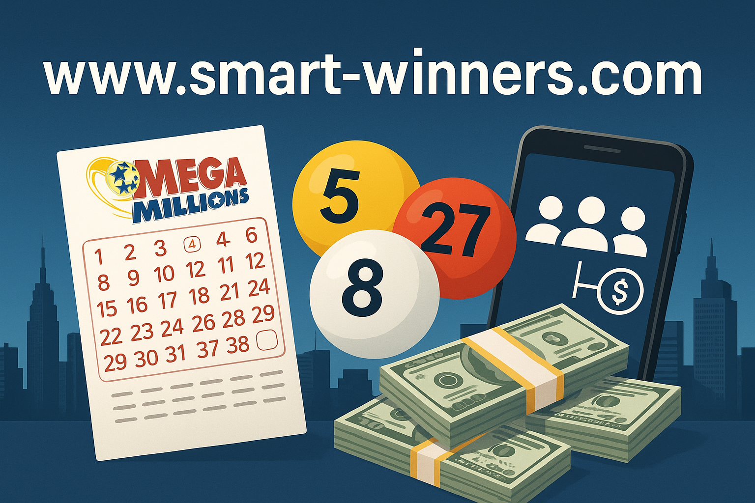 Are there any online platforms that syndicate Mega Millions tickets?