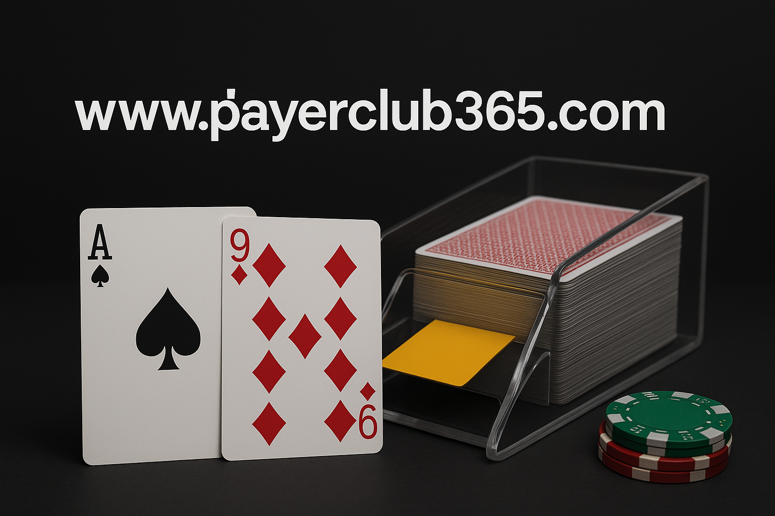 How many cards are used in baccarat and how the shoe works