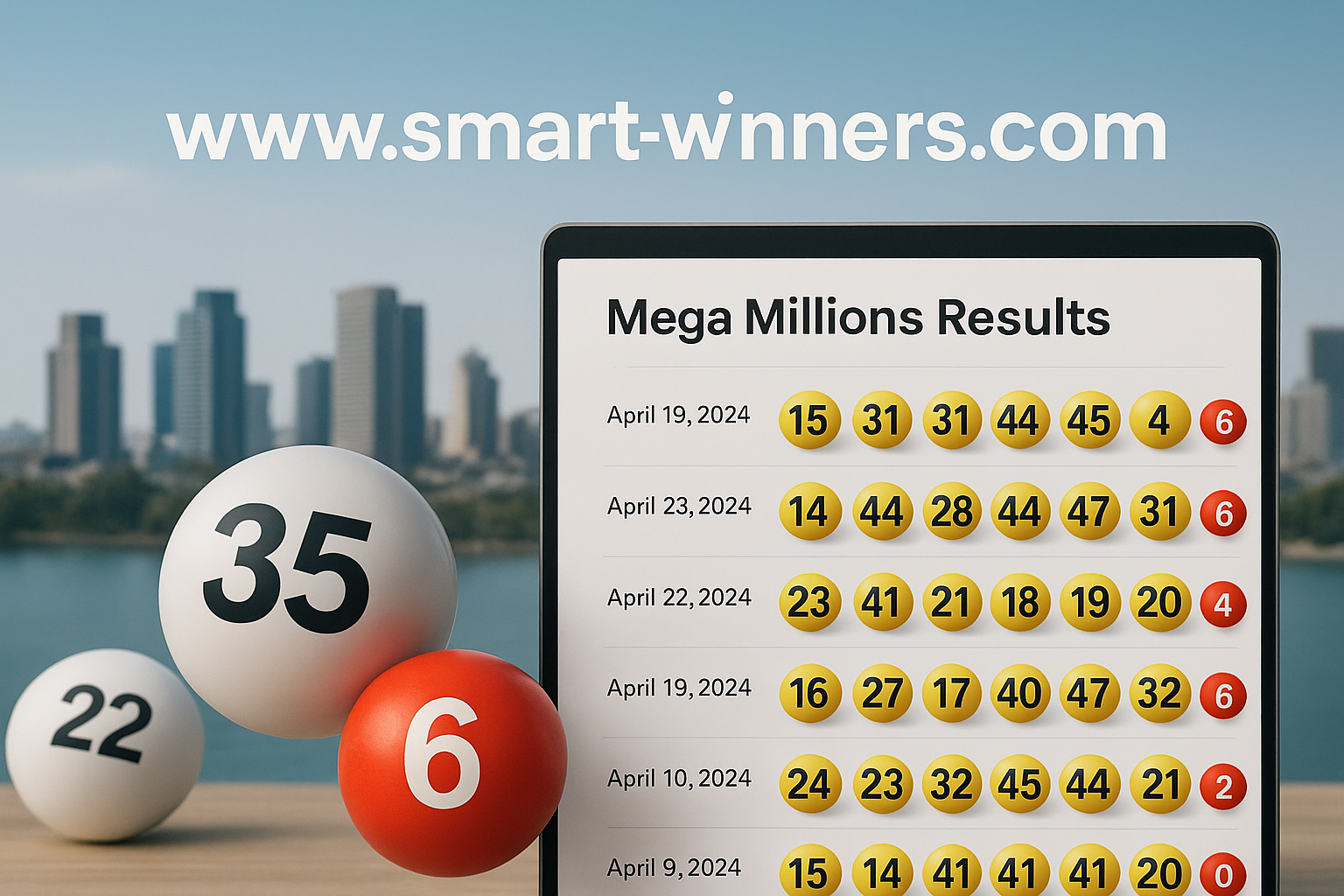 Where can I find historical Mega Millions winning numbers?