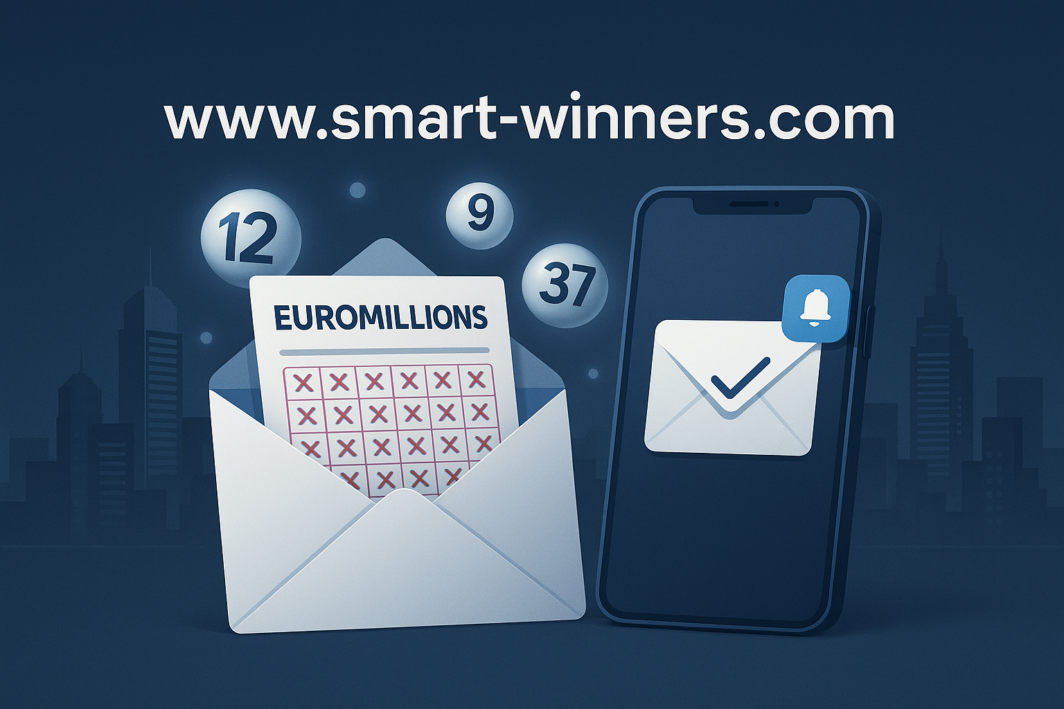 Which services provide Euromillions ticket gifting via email or mobile notifications?