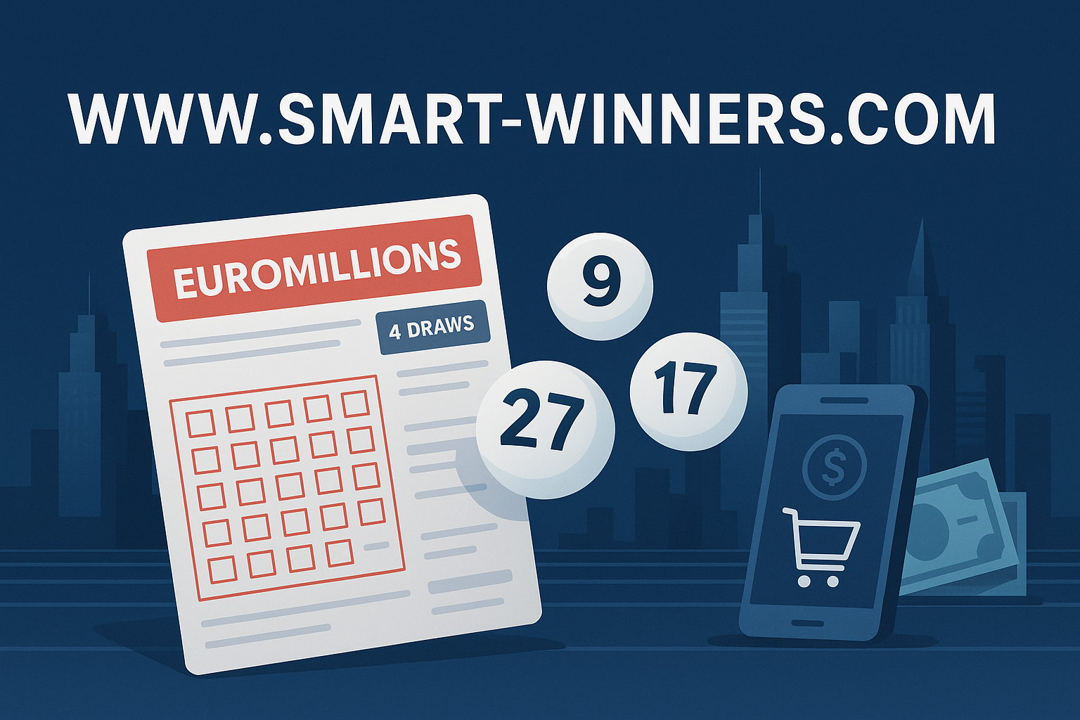 Which websites offer Euromillions ticket packages with multiple draws included?