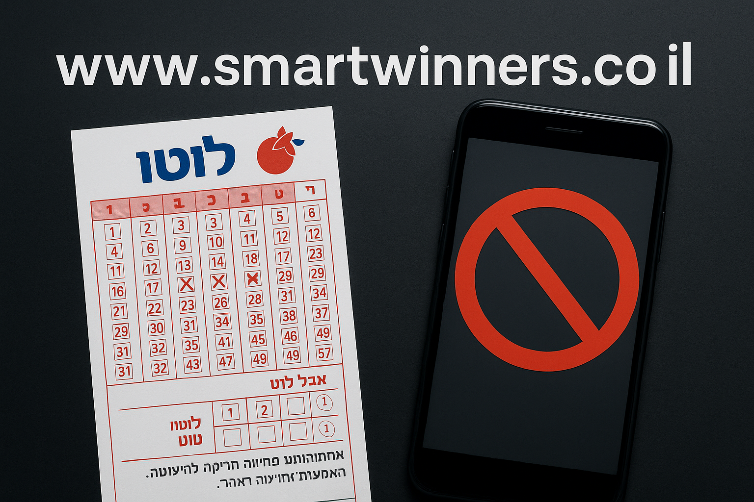 לוטו: מדוע לא ניתן לשלוח טפסי הגרלה באינטרנט?