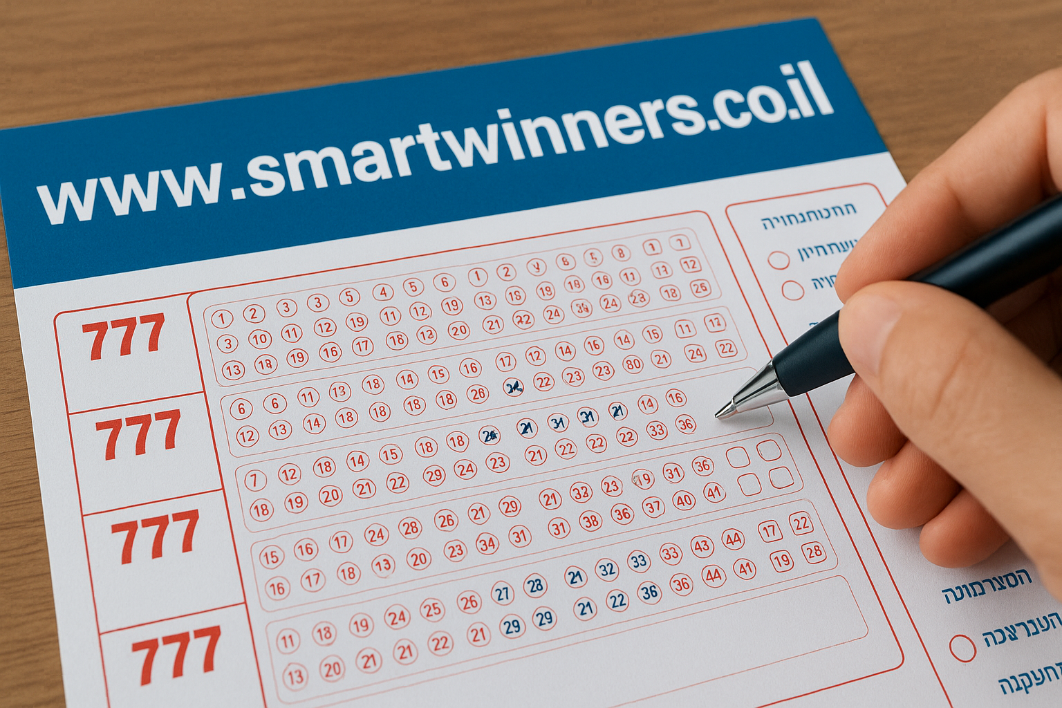 פיס 777: איך ממלאים טופס פיס 777?